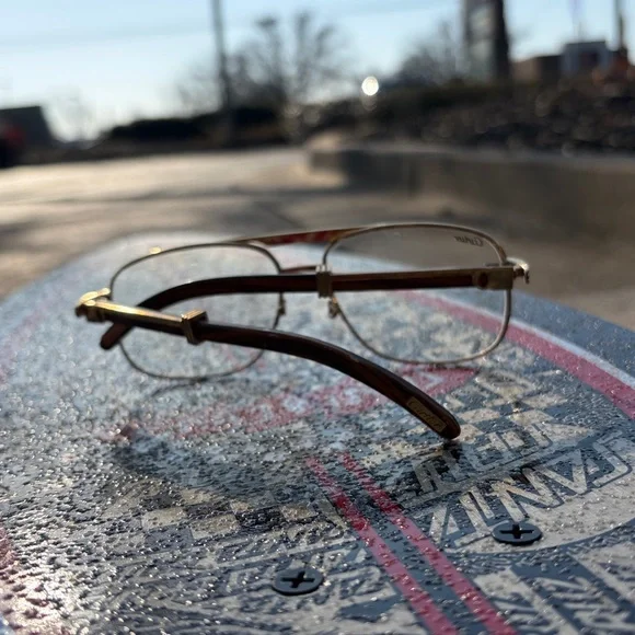 Cartier Gold Frame Eyewear